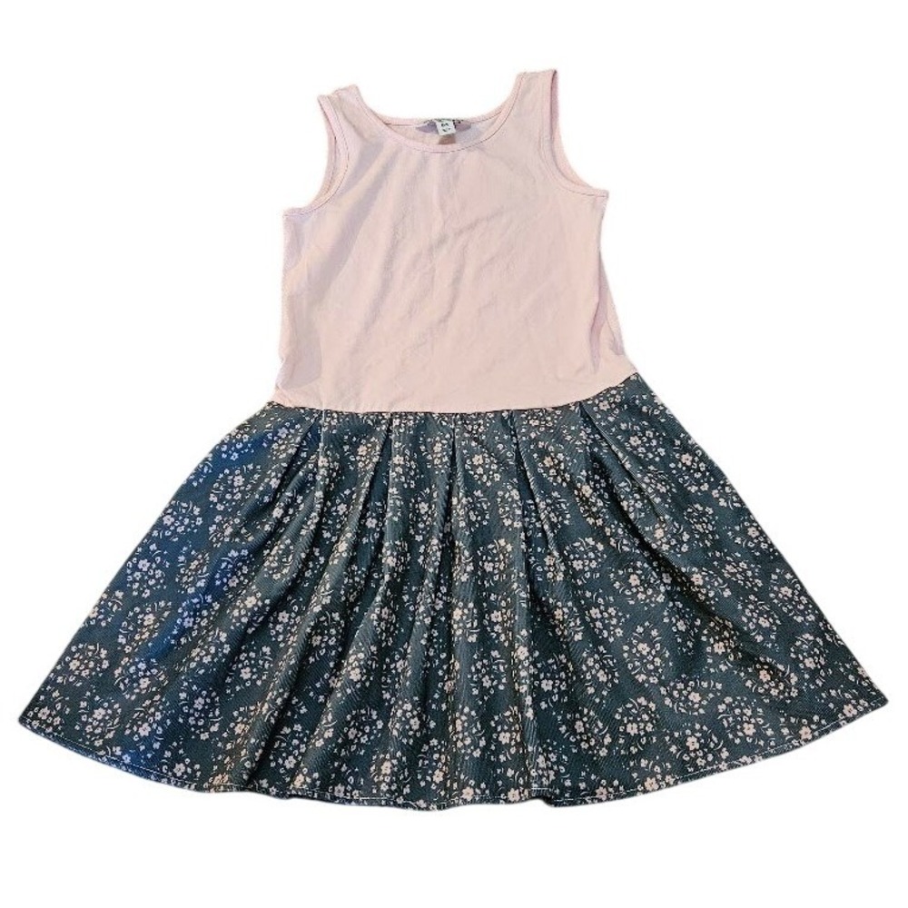Pippa & Julie Girls Pink Floral Sleeveless Tank Dress Size 6X